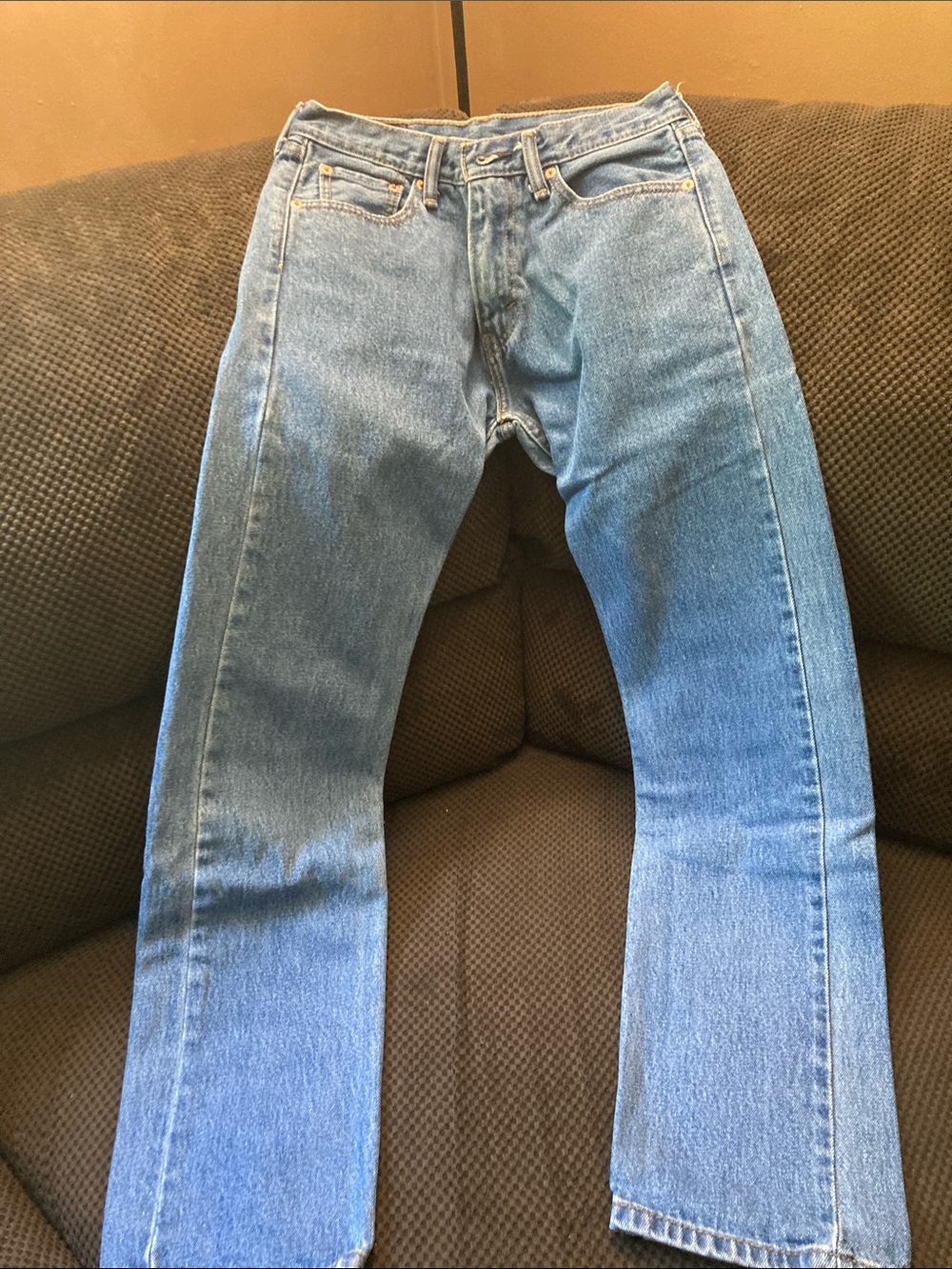 Classic Men's Light Blue Straight-Leg Jeans Levi’s size 29x32 505’s